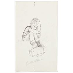 Poet Rabindranath Tagore Signs and Dates ''Jan. 6 1926'' Autograph Page -- 7.5'' x 3.25'' -- Paper L