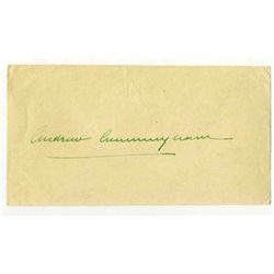 Lincoln-Appointed Secretary of the Navy Gideon Welles Signed Discharge -- ''...the war...having been