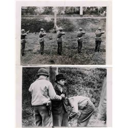 Signed 10'' x 8'' Collage Photo of Enola Gay -- Signed by Tibbets, Beser, Ferebee, Van Kirk and Caro