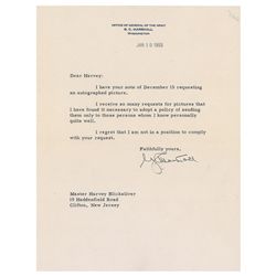 General Curtis Lemay Typed Letter Signed -- ''...Our new Sports Car Club at Andrews Air Force Base i