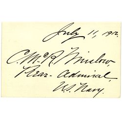 Photographer Joe Rosenthal  Signed Photo -- ''Best wishes to Ed Brooks from Joe Rosenthal'' -- 7.5''