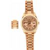 Image 1 : WATCH: (1) Men's 18kr Rolex OP Day Date II wristwatch; 41mm case; pink Roman dial; fluted bezel; Pre