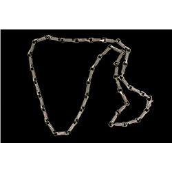 CHAIN:  [1] 10k WG fancy link chain; 30 s; 76.1 grams