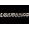 Image 2 : BRACELET:  [1] 14k WG bracelet set with 92 rd diamonds, TWA 2.76 cts., J, SI2-I1; 8 3/4"s; 46.5 gram