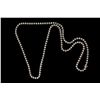 Image 1 : NECKLACE:  [1] 14k WG necklace set with 149 rd diamonds, TWA 21.0 cts., H-J, SI2-I2; 31 1/2"s; 85.7 