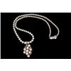 Image 1 : NECKLACE: (1) 18" long strand of Mikimoto Akoya cultured pearls graduating from 7.0mm to 3.5mm. AA q