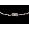 Image 3 : NECKLACE: (1) 18" long strand of Mikimoto Akoya cultured pearls graduating from 7.0mm to 3.5mm. AA q