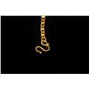 Image 3 : CHAIN NECKLACE: (1) 22ky link chain 18" long x 3.5mm wide with "S" style clasp. 23.1g