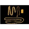 Image 1 : CHAIN NECKLACE: (1) 14ky (stamped/Made in Italy) curb link chain 18" long x 3mm wide with lobster cl