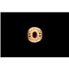 Image 1 : RING: (1) Ladies 14ky band with (1) oval faceted ruby 8 x 6 mm, approx. 1.25ct. Ruby is of good qual