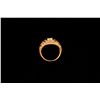 Image 2 : RING: (1) Ladies 14ky band with (1) oval faceted ruby 8 x 6 mm, approx. 1.25ct. Ruby is of good qual