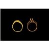 Image 2 : RING: (1) Ladies 14ky (tested) ring with (1) 4.9 x 4.0mm oval ruby approx. 0.30ct. Bar set on should
