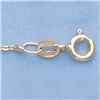 Image 1 : Genuine 16\" 14k  Gold-Yellow  1.3mm D/C Circle Chain
