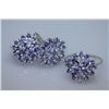 43.64 CTW TANZANITE SET .925 STERLING SILVER