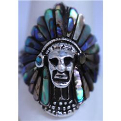52.90 CTW SEMIPRECIOUS RING .925 STERLING SILVER