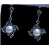 24.60 CTW PEARL ANTIQUE LOOKING JEWELRY .925 STERLING S