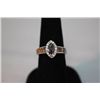 Image 1 : 23.00 CTW ANTIQUE LOOKING CZ AND OPAL PEARL RING .925 S