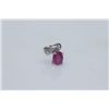 Image 1 : 3.75 CTW RUBY PENDANT .925 STERLING SILVER