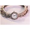 Image 1 : 110.0 CTW ANTIQUE LOOKING LADIES WATCH .925 STERLING SI