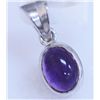 Image 1 : 6.00 CTW AMETHYST PENDANT .925 STERLING SILVER