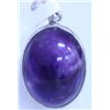 Image 1 : 27.50 CTW AMETHYST PENDANT .925 STERLING SILVER