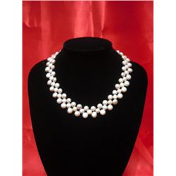 16 INCH 250CTW SIOPAO FLAT LAVENDER PEARL NECKLACE