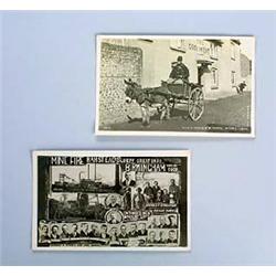 Nine good real photographic postcards, including Warner Gothard 1908 Hamstead Colliery disaster, 191
