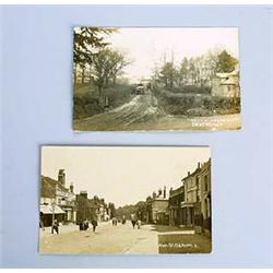 An album and assorted loose postcards totalling approximately 250 cards, including a few Devon scene