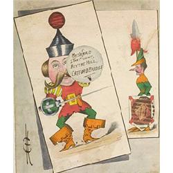 Master T. Ward's scrap book: a Victorian scrap album containing a wide variety of scraps, prints, ad