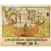 Image 1 : A collection of Indian temperance posters, block printed in colours and linen backed, comprising a r