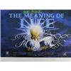 Image 1 : A British quad film poster for the Monty Python film "The Meaning of Life" (Universal 1983), starrin