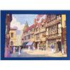 Image 1 : A Great Western Railway wooden jigsaw puzzle "Stratford-upon-Avon (Harvard House)", after a painting