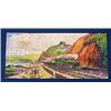 Image 1 : A Great Western Railway wooden jigsaw puzzle "The Torbay Express", after a painting by F.N.J. Moody,