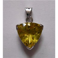 3.990g Pendant of Peridot in silver