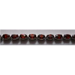 8.850g Bracelet of Garnet in Silver