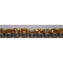 26.550g Bracelet of Citrine in Silver