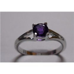 2.080g Ring of Amethyst in Silver