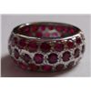 Image 1 : 11.380g Ring of Ruby in Silver