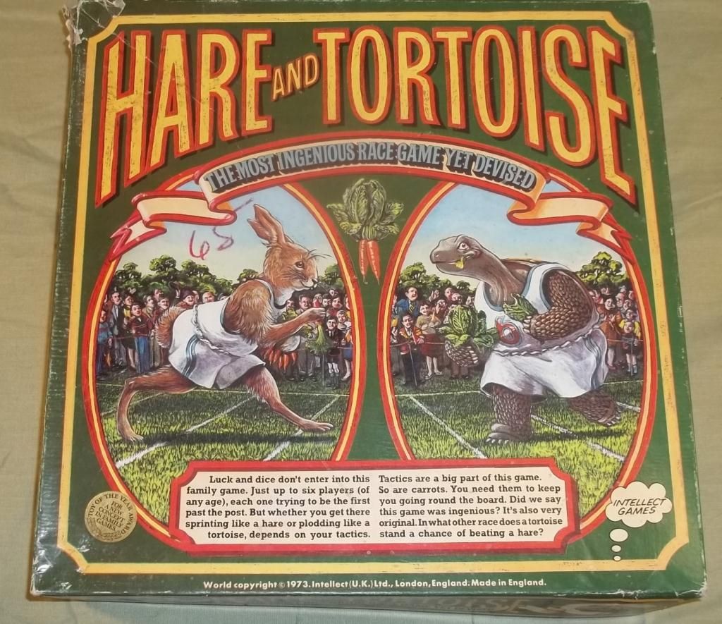 Hare And Tortoise Board Game 1973