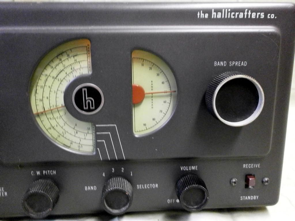 Ancien Récepteur Radio Hallicrafters S-38 - O.C. AM - Pour Pièces / Réparation