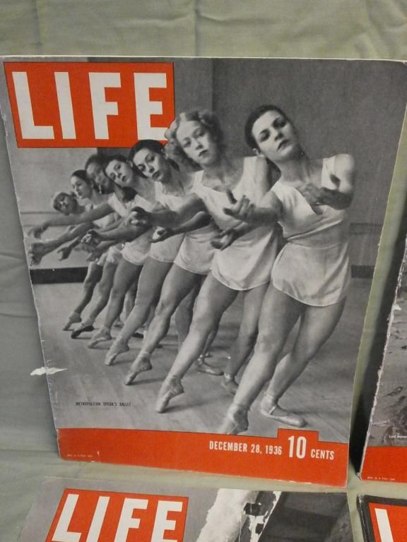 First 6 Issues Of Life Magazine - 1936