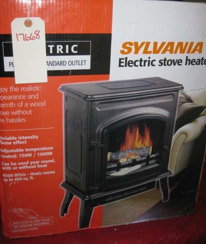 Sylvania Electric Stove Heater New In Box