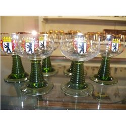 6-Vintage Sippersfield Pfalz Glasses