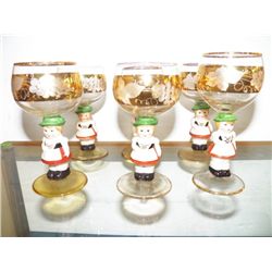 6-Elegant Goebel Glasses