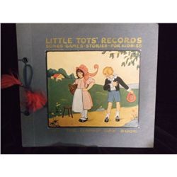 Little Tot"s Records No. #2 "Happy Day" Book