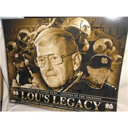 Lou's Legacy  Autographed Poster With  COA