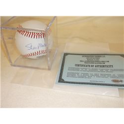 Stan Musial Autographed Baseball With COA
