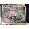 Image 1 : Duesenberg Clock Framed  Under Glass