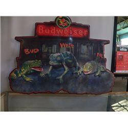 Tin Budweiser Sign
