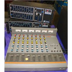 1- Fostex 350 Soundboard, 2-Tapco 2200 Graphic EQ,